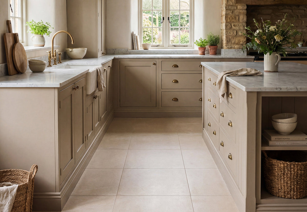 Beige Kitchen Tiles