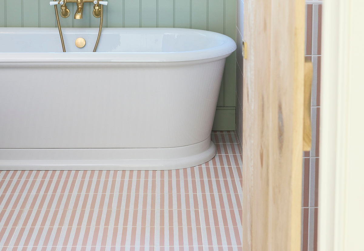 Pink Floor Tiles