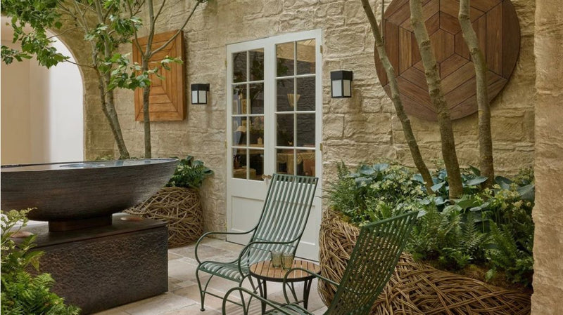 The Munder Skiles Courtyard by Richard Miers