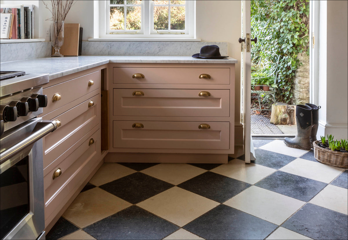 Chequerboard Kitchen Tiles