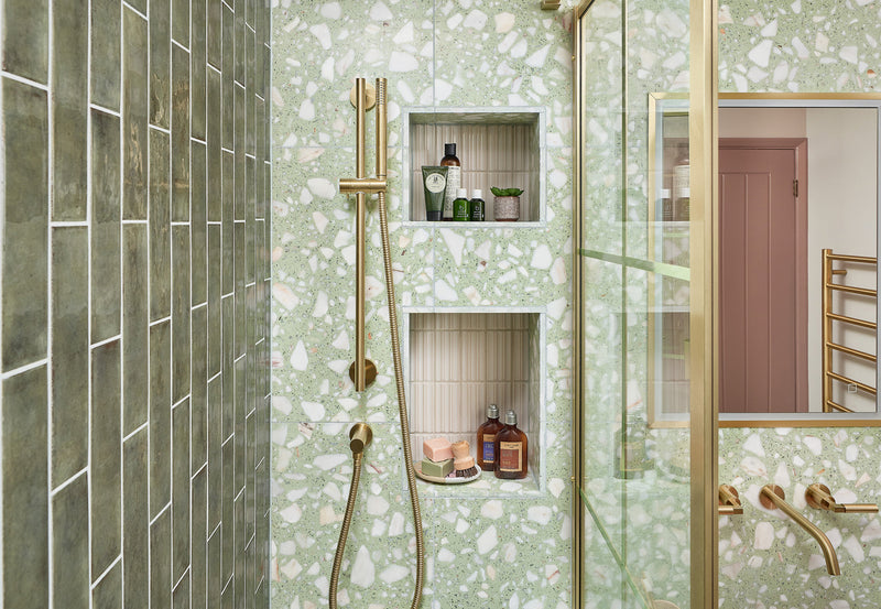 Green Bathroom Tiles