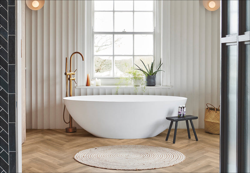 Herringbone Bathroom Tiles