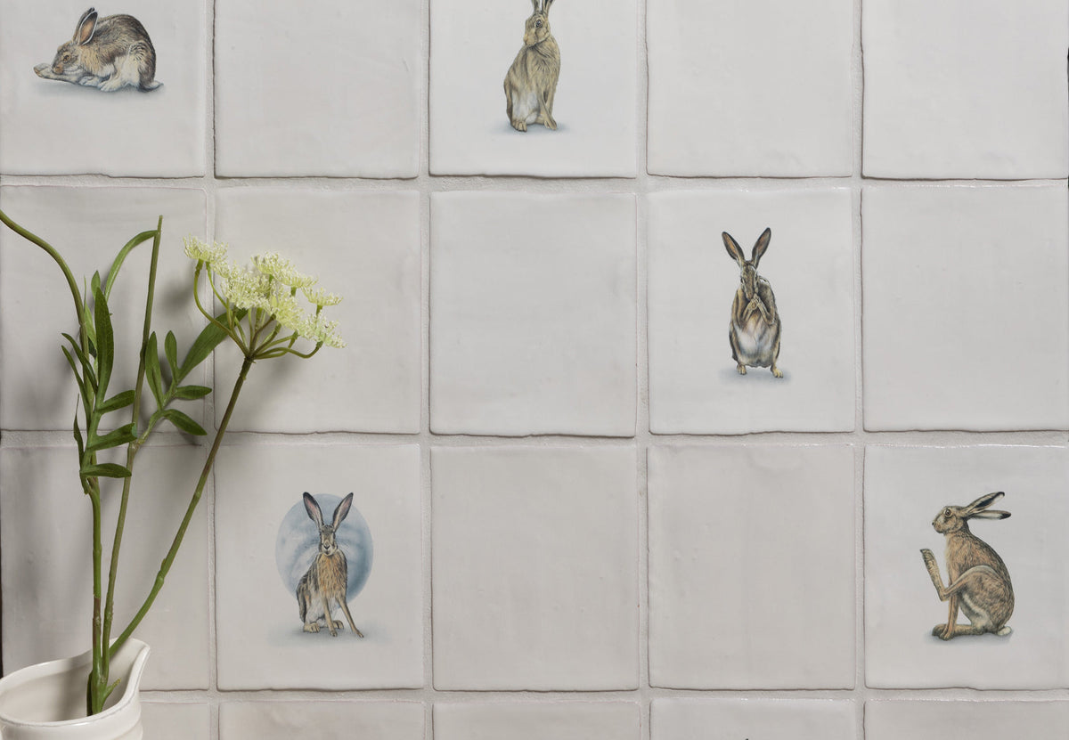 Wiltshire Hares by Joanna May