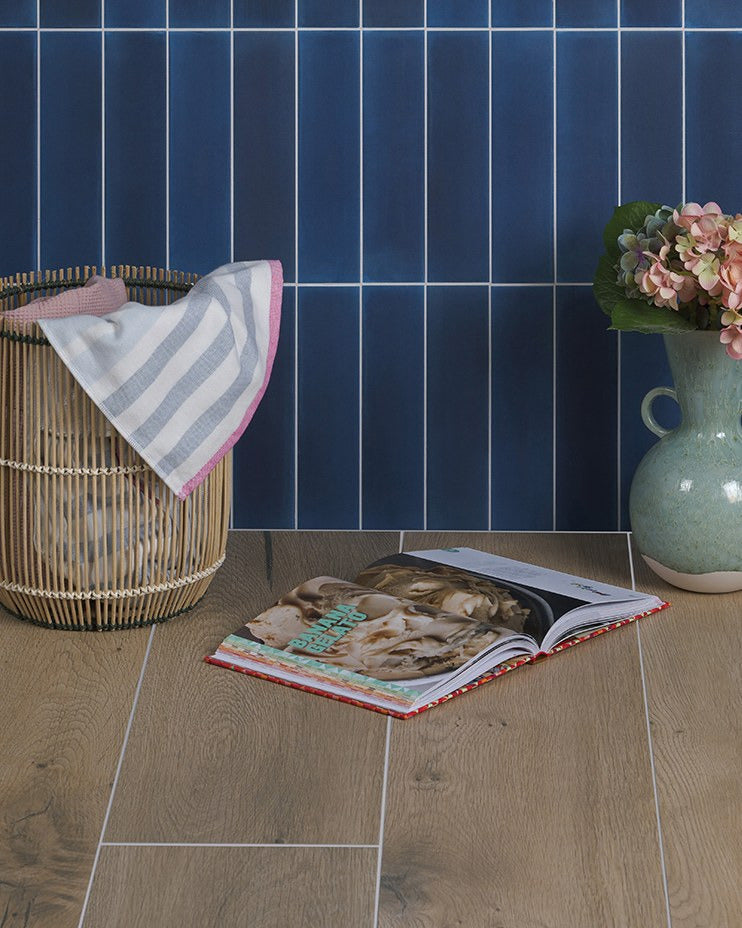 Medina Brick Porcelain Navy Blue|||