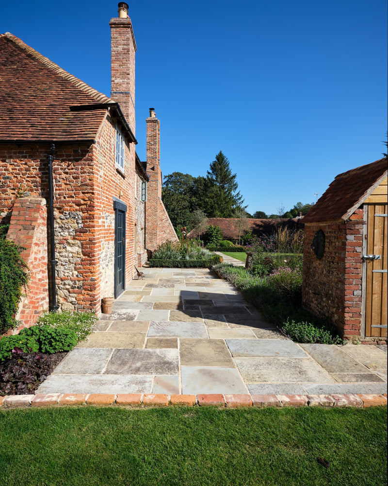 Antique English Reclaimed Riven Sandstone