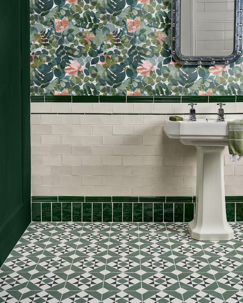 Architectural Mouldings Dado Ceramic Olive Green