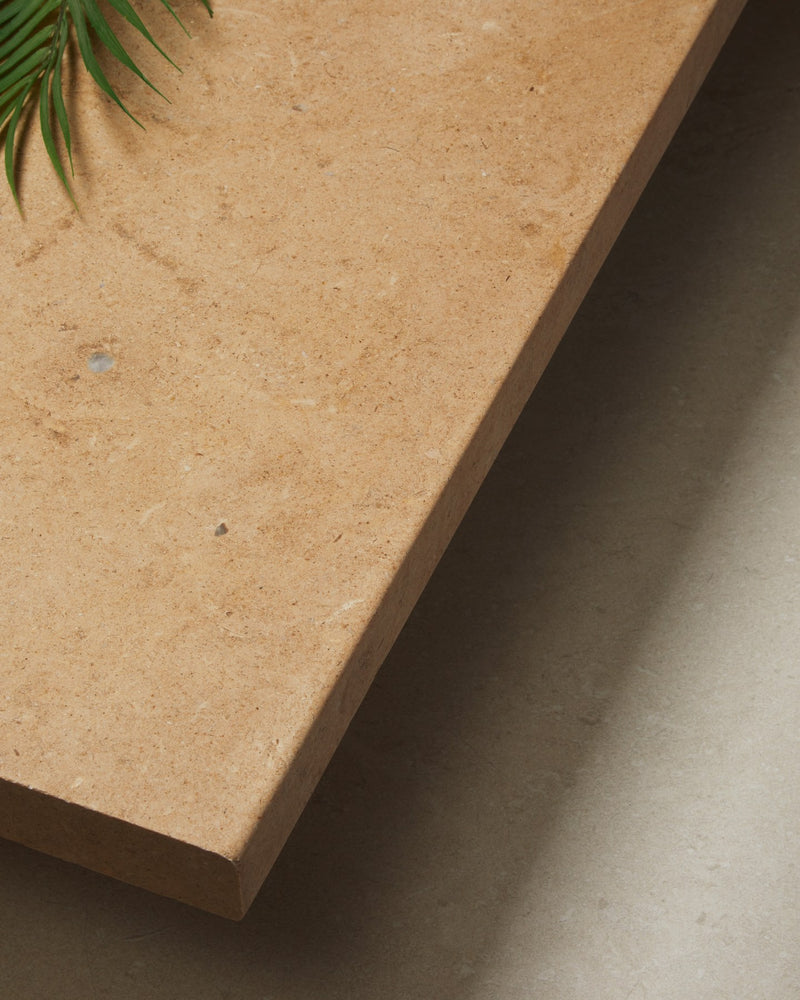 Buscot Limestone Tumbled & Etched Double Pencil Coping