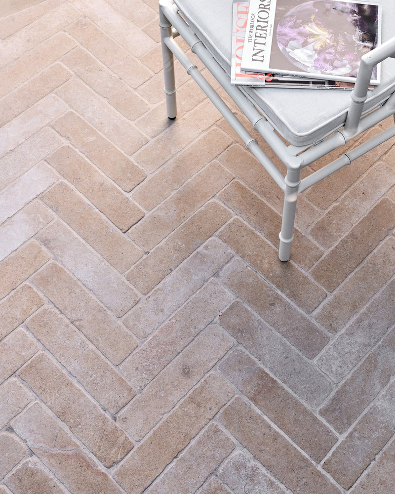 Buscot Limestone Parquet Tumbled & Etched Finish