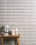 Candy Cane Porcelain Mosaic Vanilla