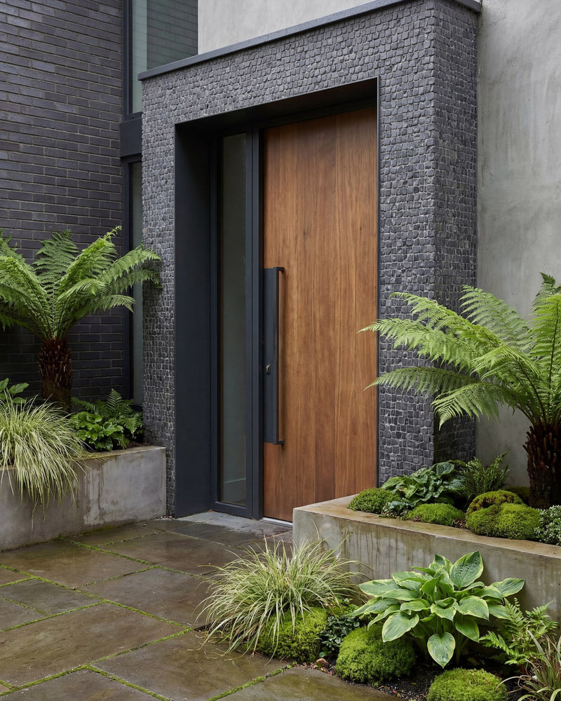 Enso Cobble Mosaic Strip Charcoal|||