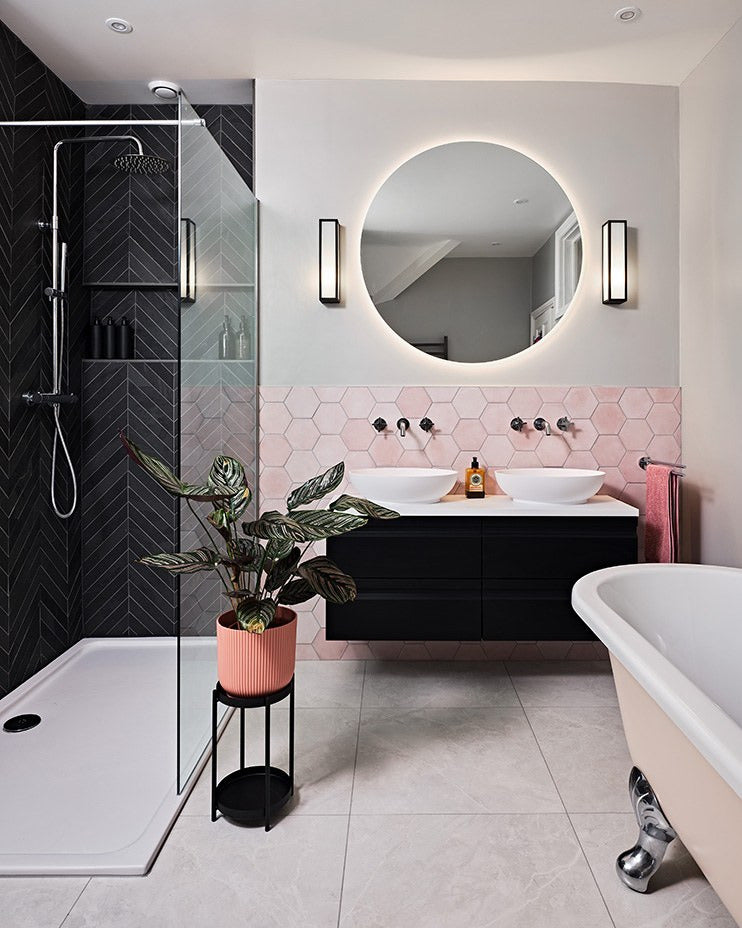 Medina Hexagon Porcelain Rosa||Credit: Mr & Mrs Bathrooms|