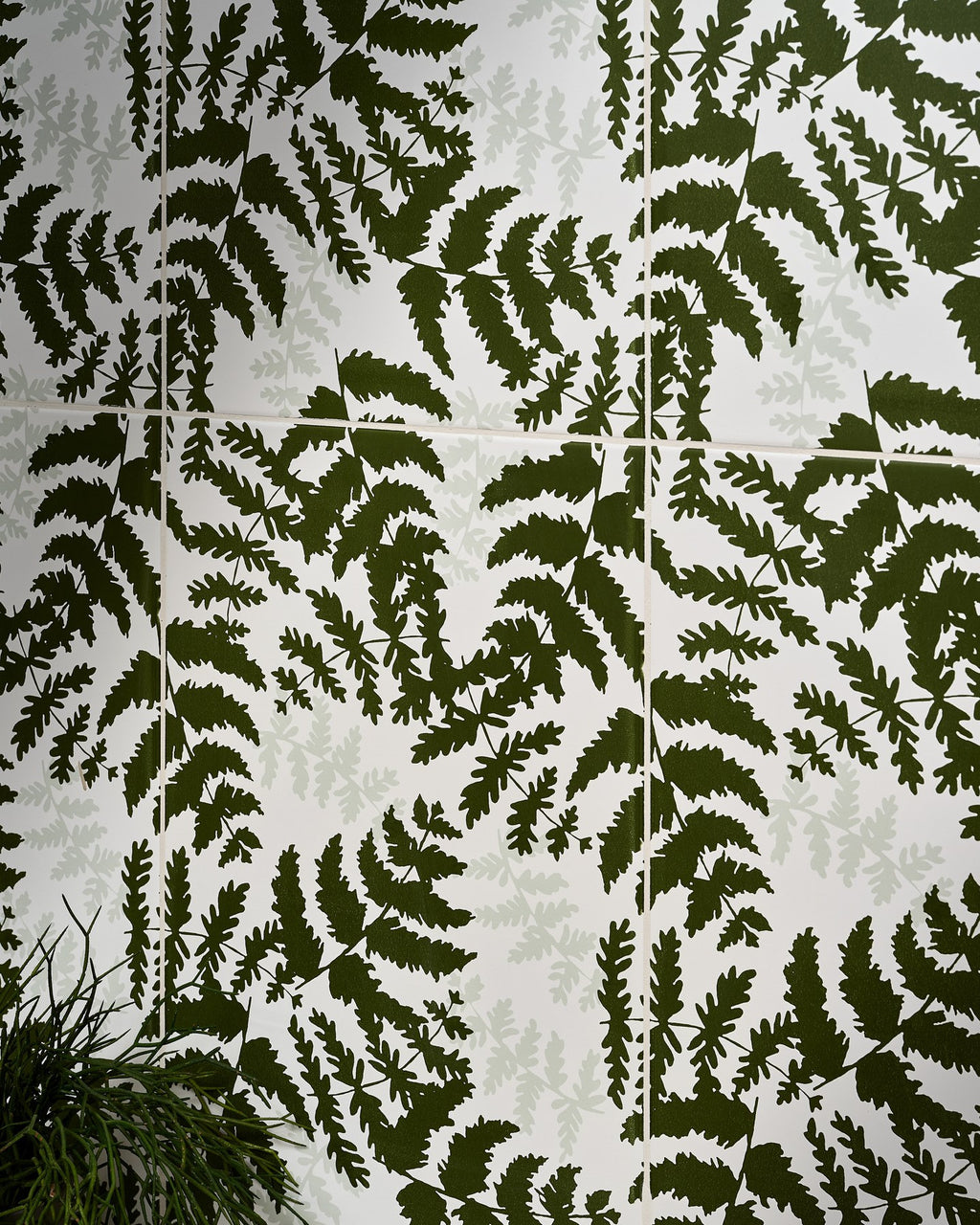 Silk Screen Ceramic Fernery