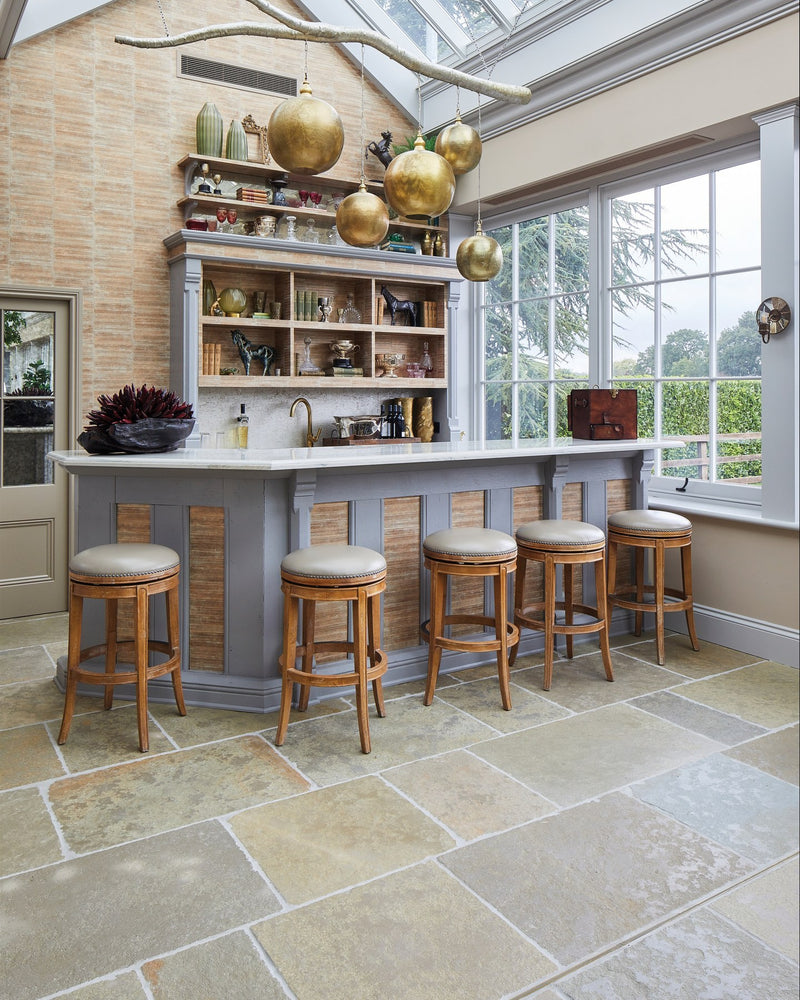 Trusloe Limestone Seasoned Finish