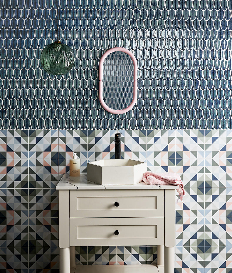 Preen Porcelain Mosaic Verdigris