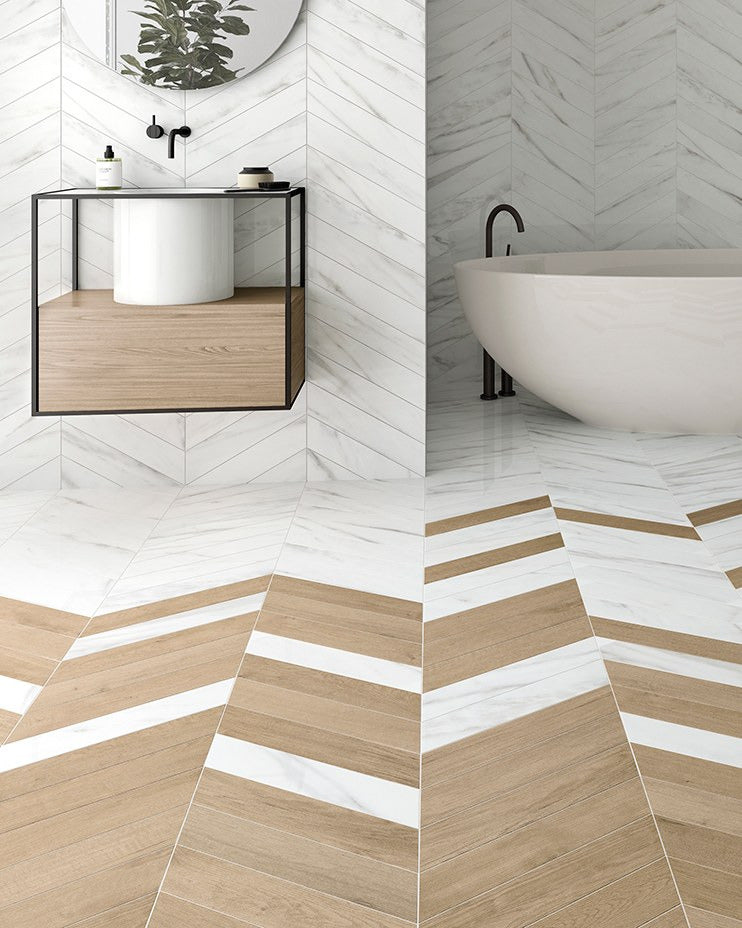 Rotterdam Porcelain Calacatta|||