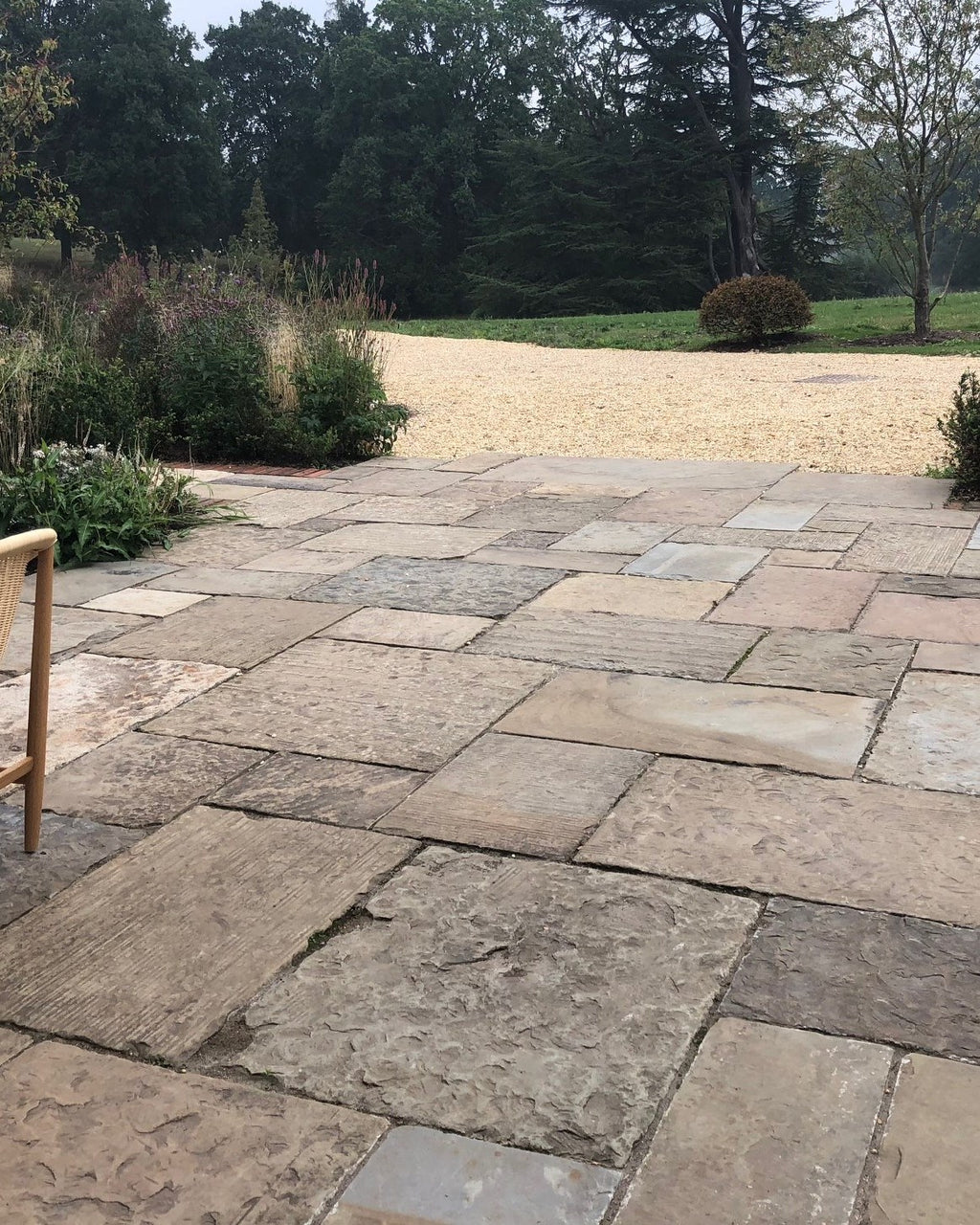 Antique English Reclaimed Riven Sandstone