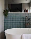 Bamboo Porcelain Mosaic Verdigris