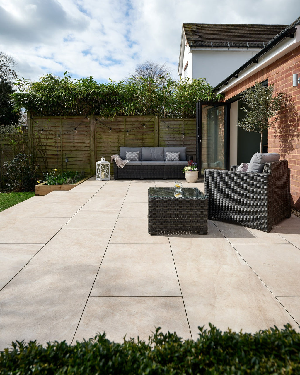 Blenheim Paving Porcelain White
