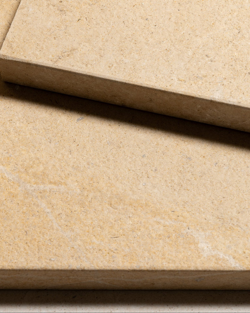 Buscot Limestone Tumbled & Etched Double Pencil Coping