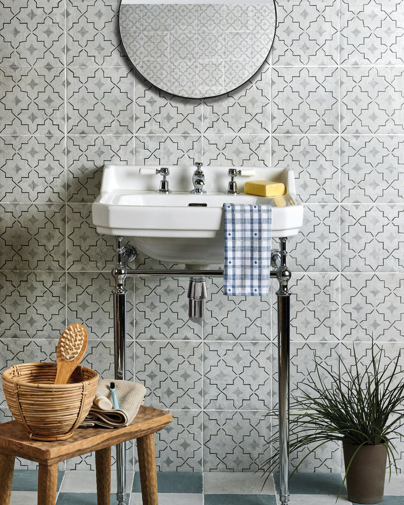 Cuba Porcelain Pearl Grey Field|||cuba-porcelain-como, cuba-porcelain-mint-green-field