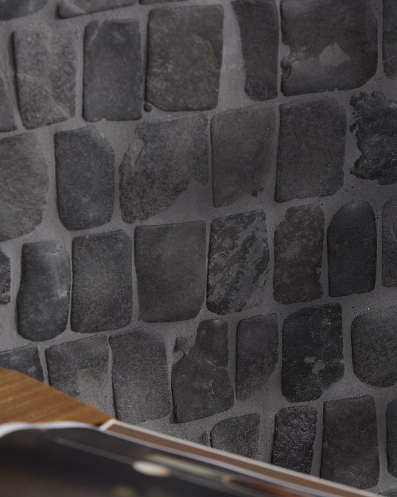 Enso Cobble Mosaic Strip Charcoal