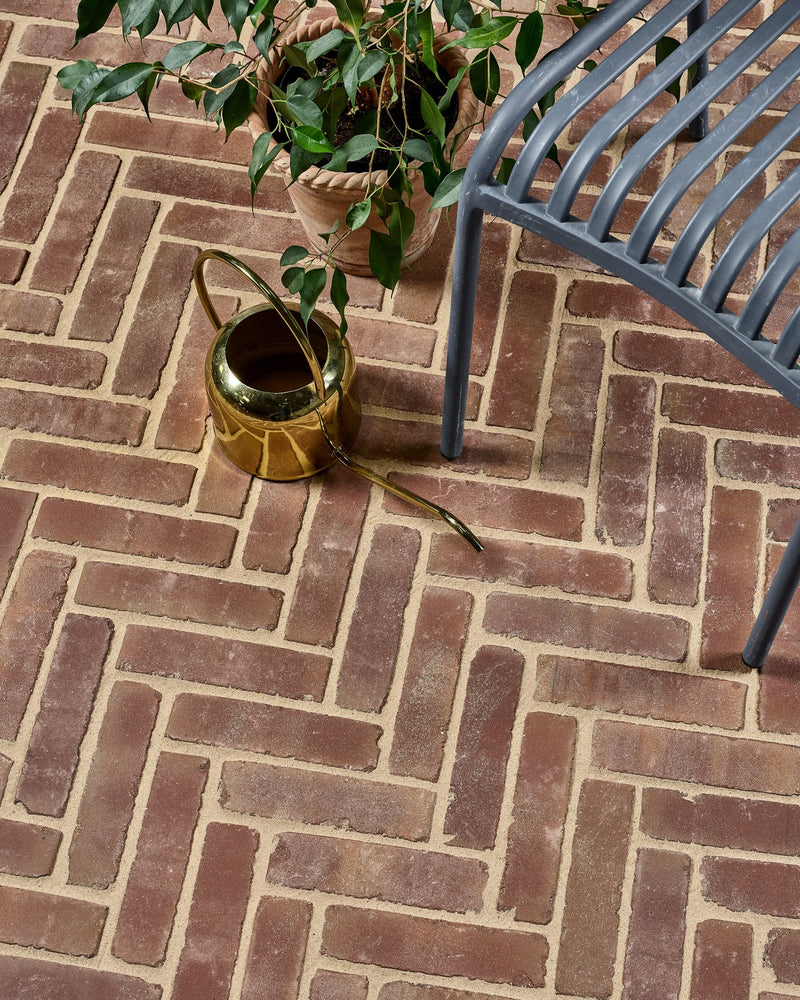 Flanders Warm Russet Tumbled Clay Pavers|||