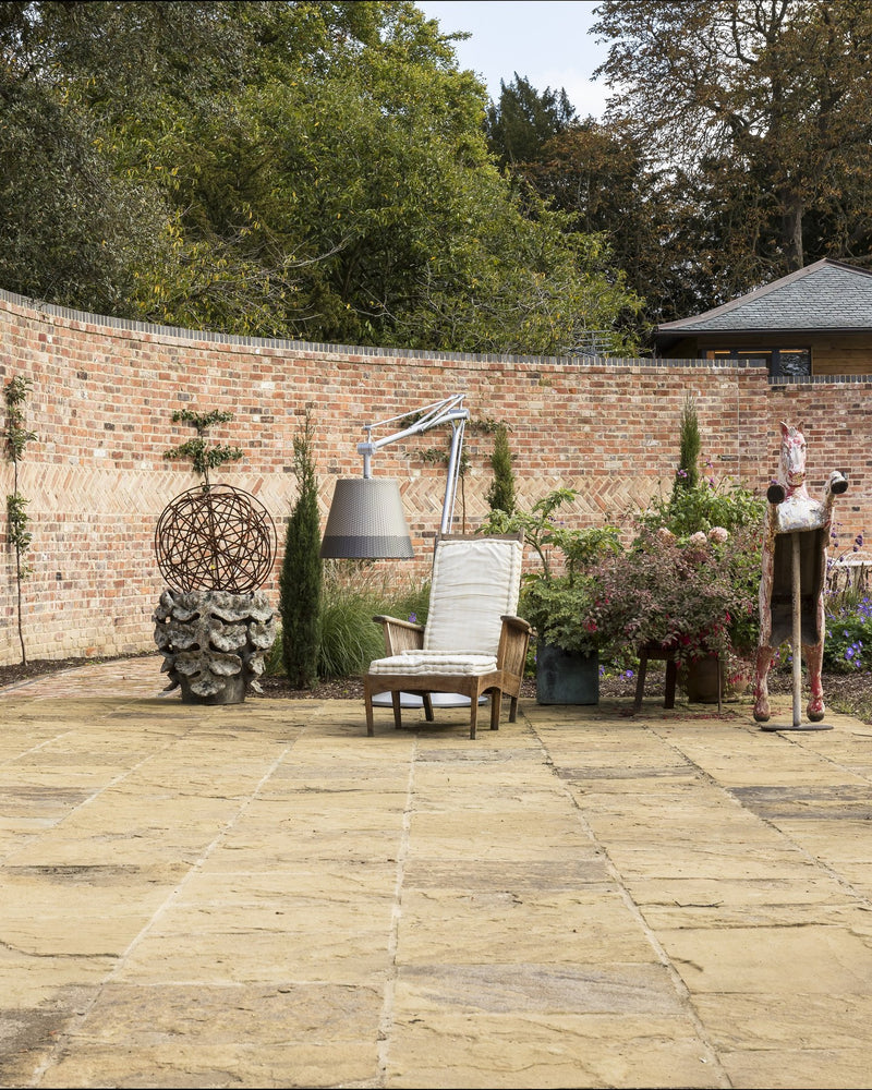 Hampledon Buff York Sandstone Riven