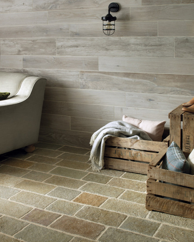 Trusloe Limestone Cobble Seasoned Finish