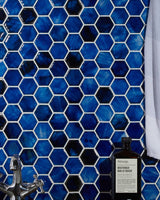 Akazu Porcelain Mosaic Cobalt