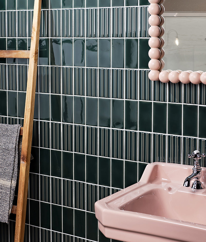 Tunstall Ceramic Brick Royal Green