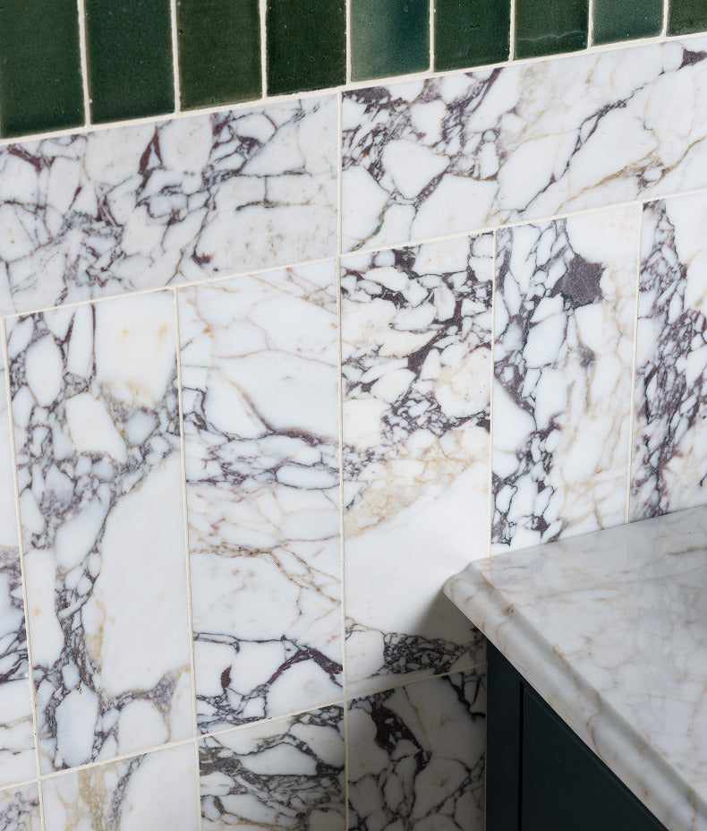 Medici Viola Marble Honed Brick