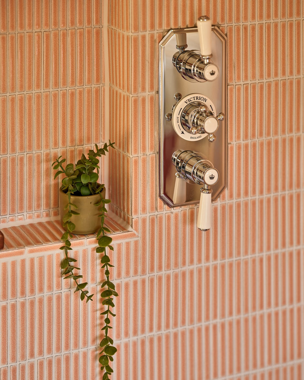 Bamboo Porcelain Mosaic Blush