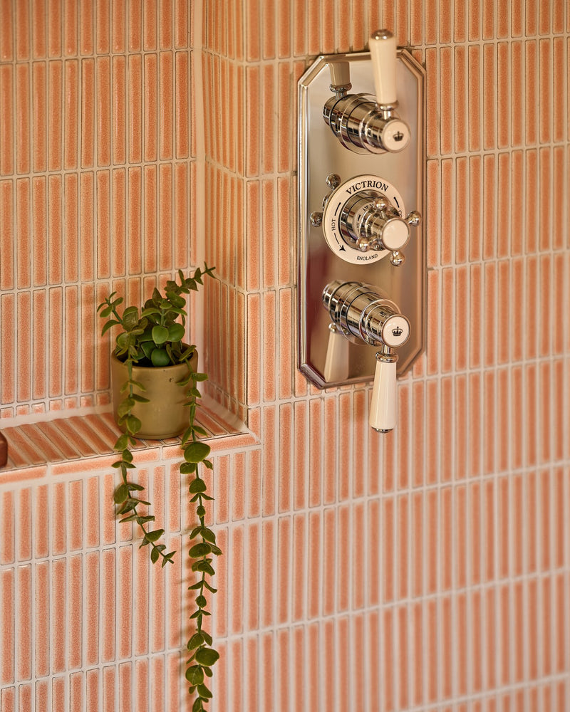 Bamboo Porcelain Mosaic Blush
