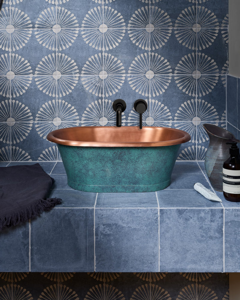 Cuba Porcelain Vedado Indigo