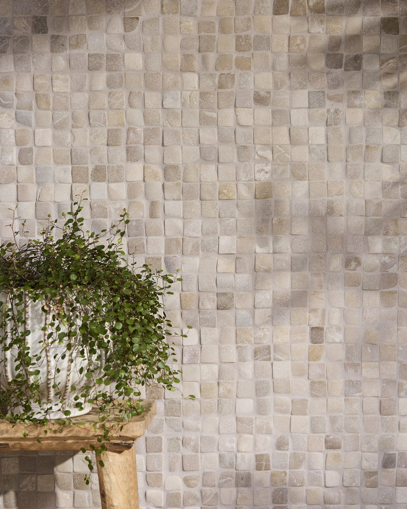 Enso Cobble Mosaic Cube Sand|||