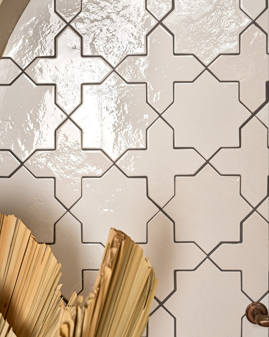 Fez Porcelain Cross White
