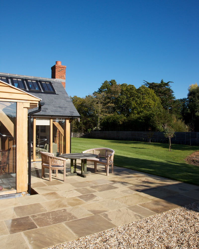 Hampledon Buff York Sandstone Riven