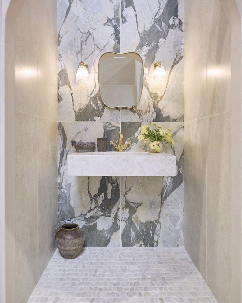 Enso Cobble Mosaic Strip Chalk