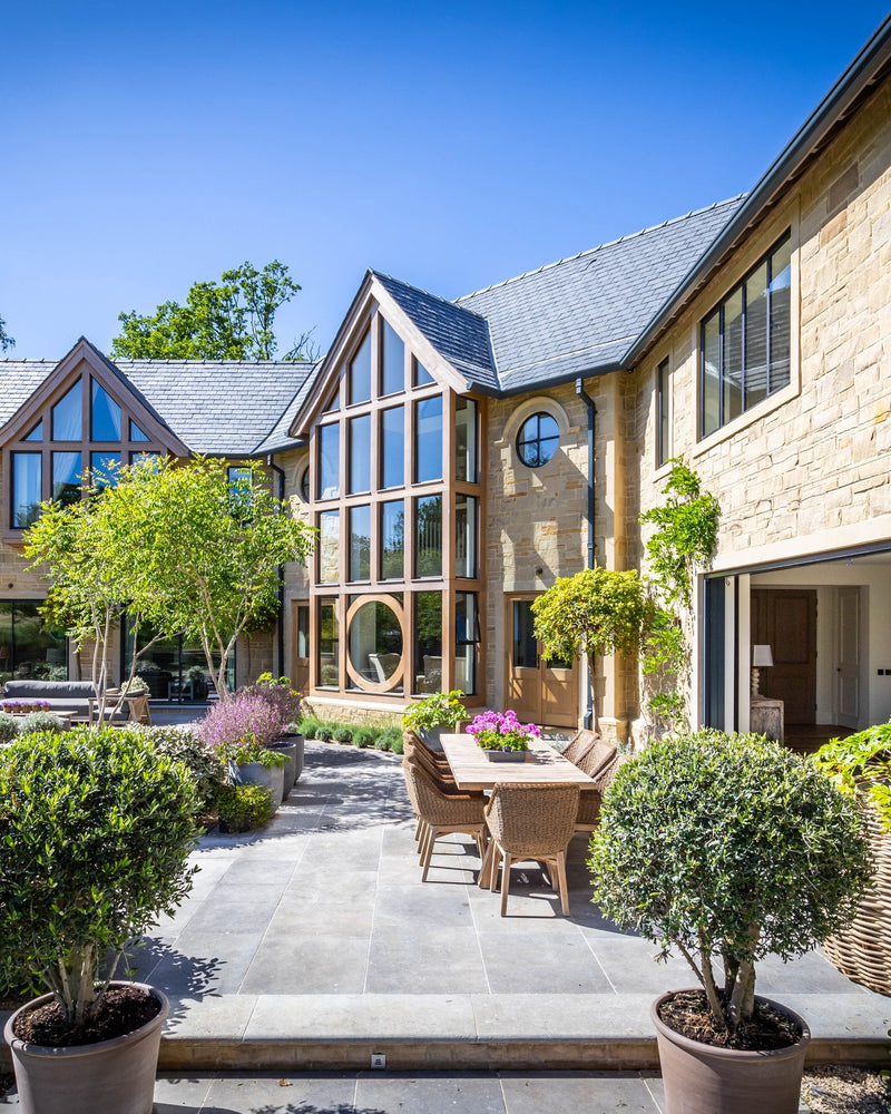 Kimmeridge Limestone Paving Tumbled & Etched Finish