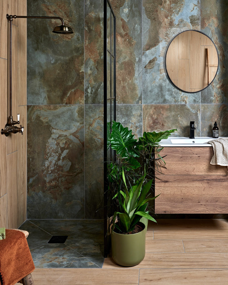 Beach Hut Porcelain Caramel|||beach-hut-fluted-porcelain-caramel, komodo-porcelain-green