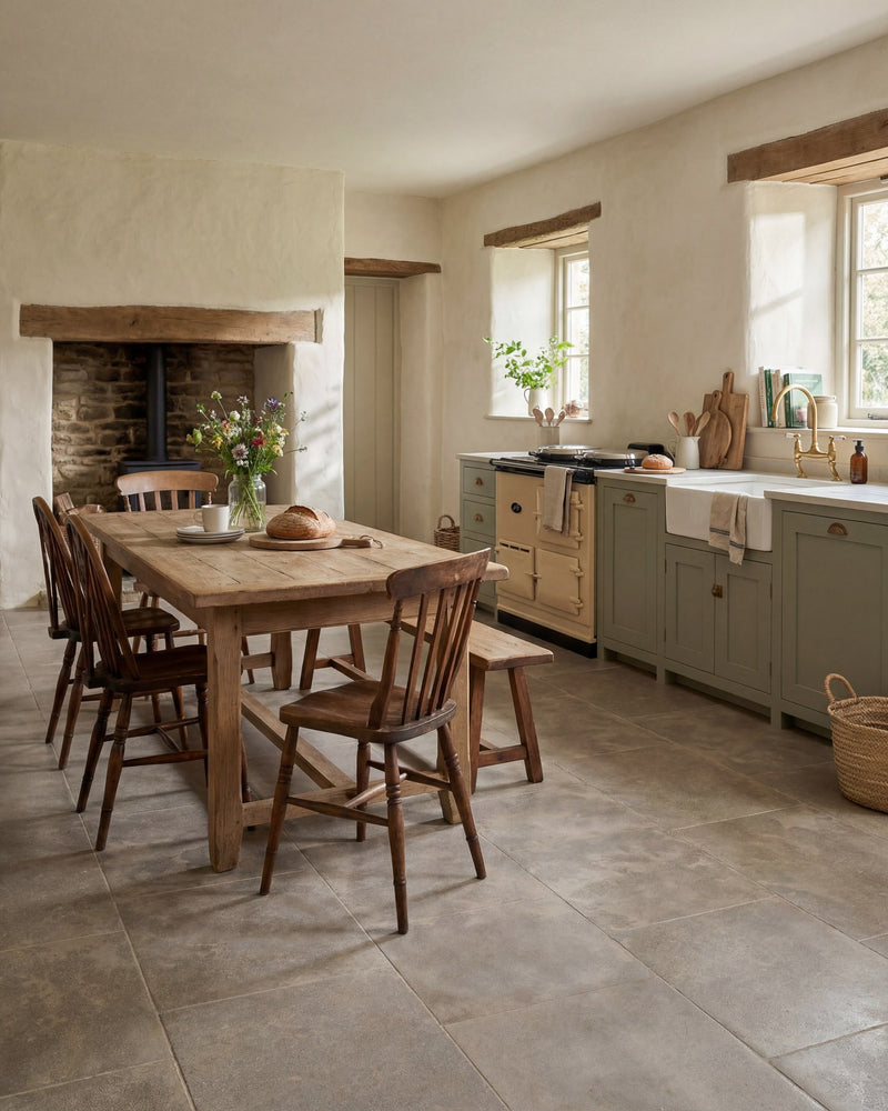 Romaine Limestone Velvet Finish