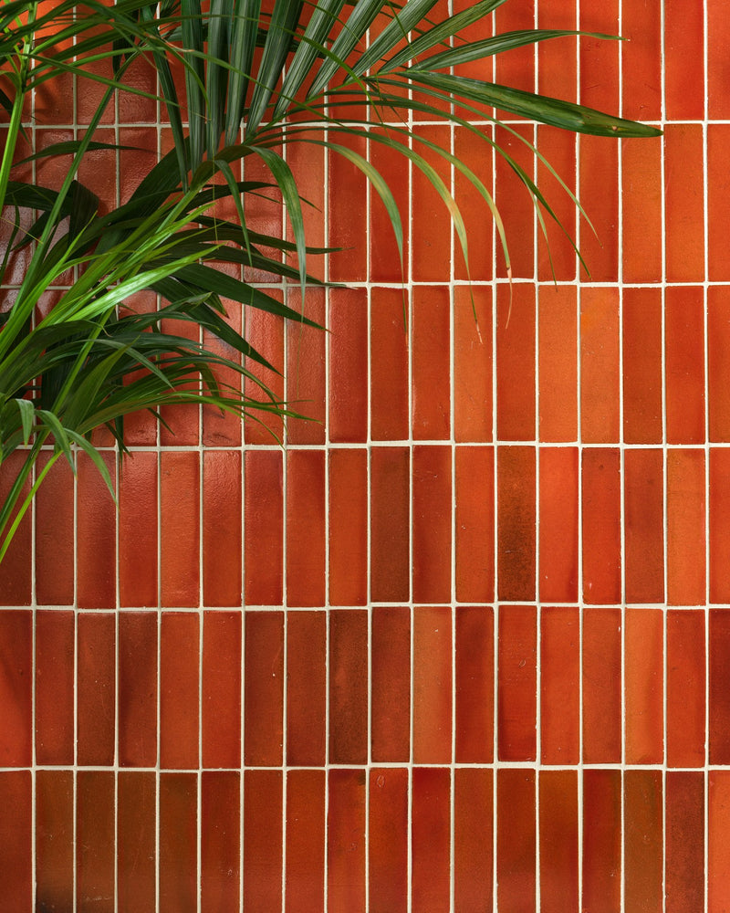 Stone Glaze Ceramic Imperial Red Gloss Brick|||