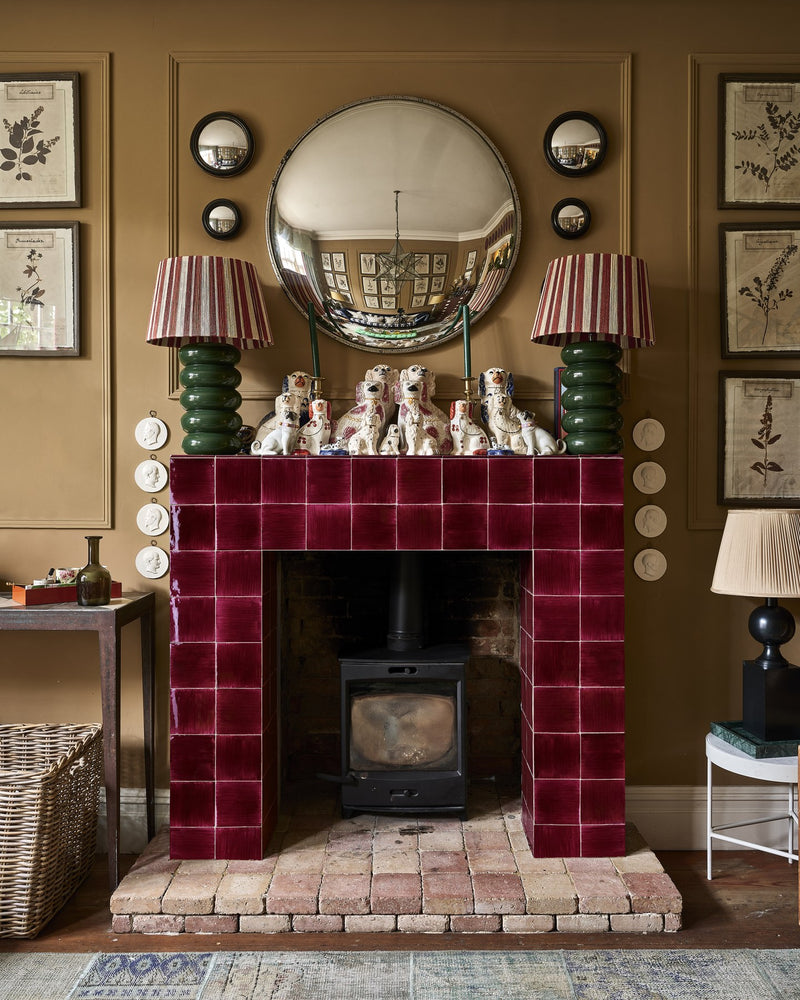 STUDIO Jamboree Handpainted Ceramic Raspberry Field|||