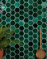 Akazu Porcelain Mosaic Emerald