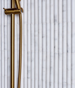 Zen Marble Honed Reed | Credit: ABI Interiors Shower | 