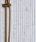 Zen Marble Honed Reed | Credit: ABI Interiors Shower | 