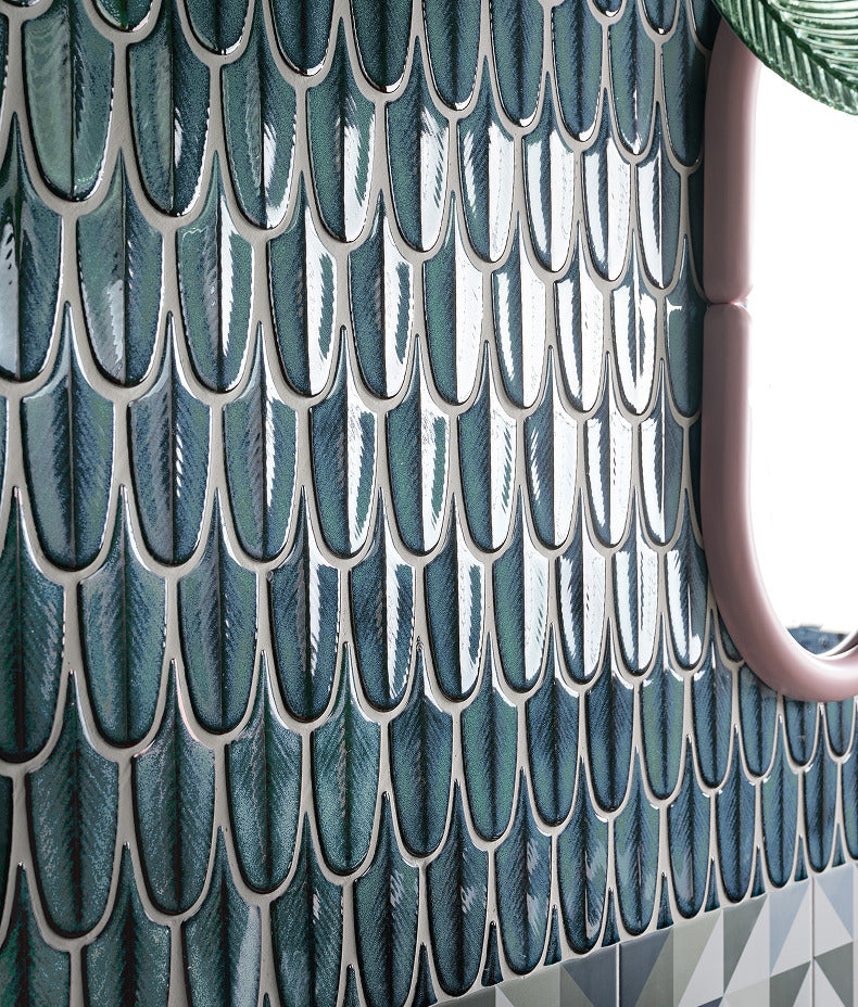 Preen Porcelain Mosaic Verdigris