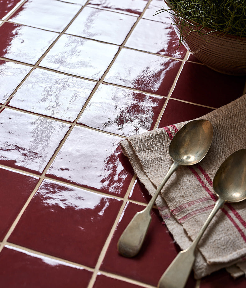 Maroc Ceramic Bordeaux