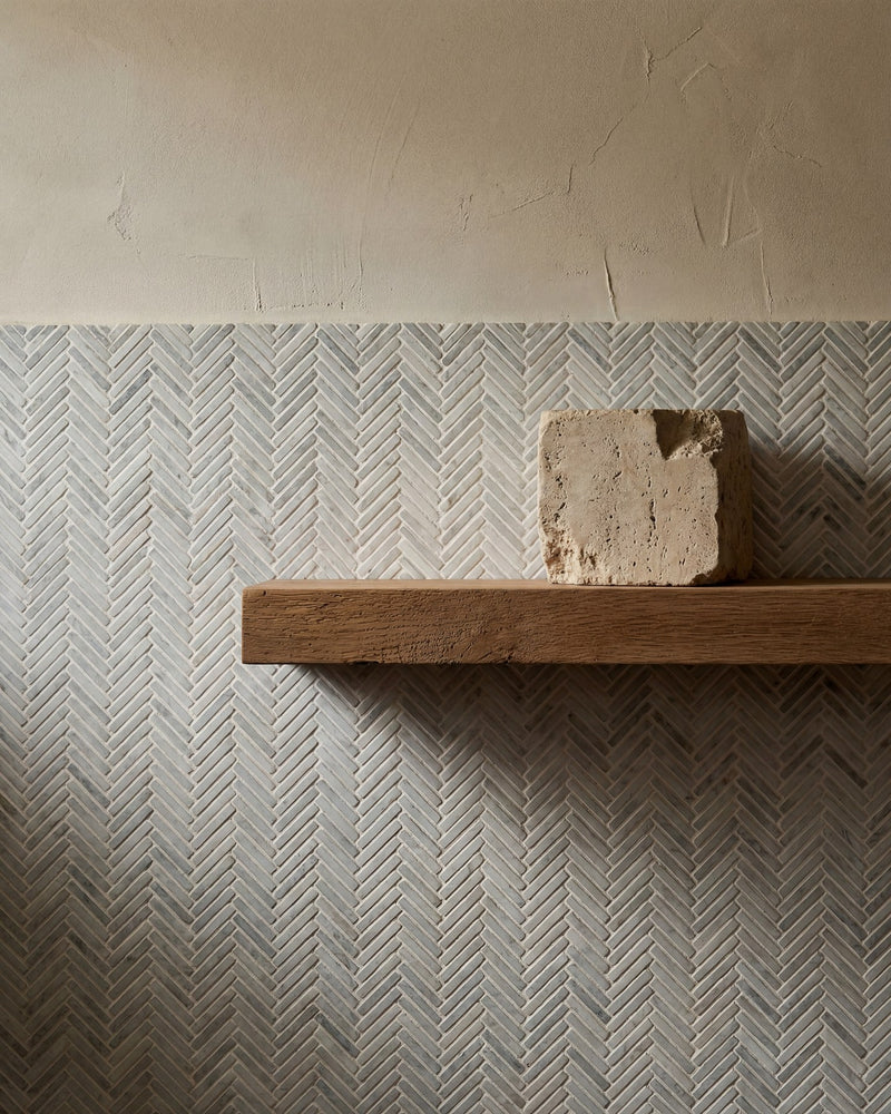 Athens Carrara Marble Mosaic