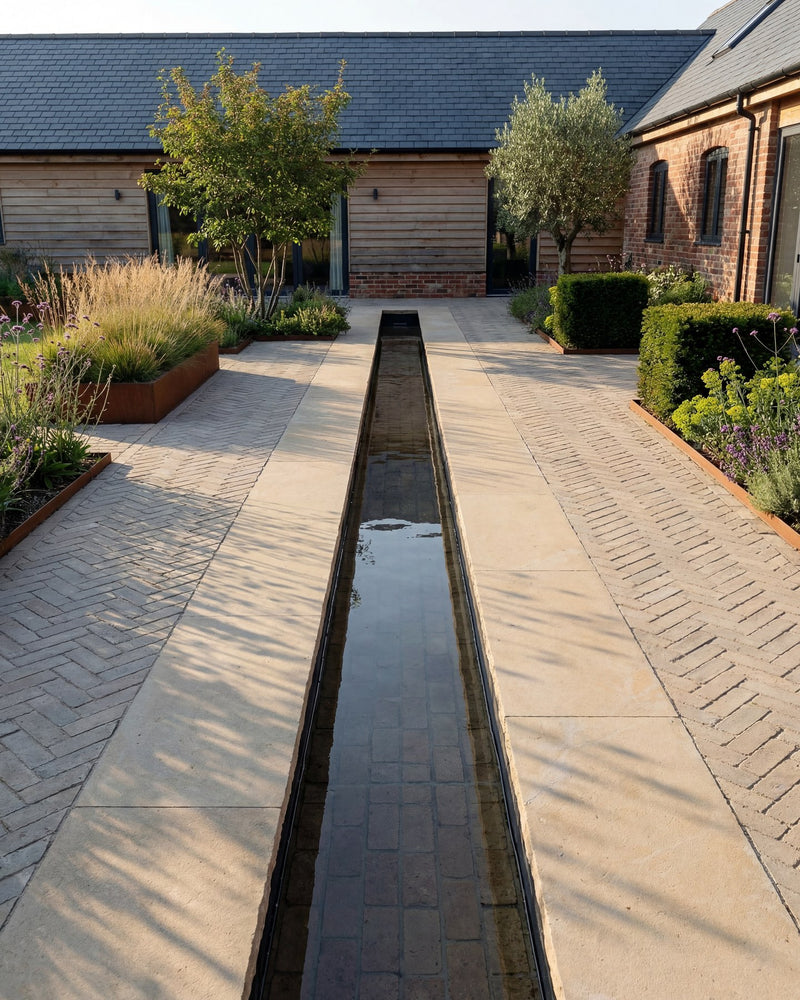 Flanders Buff Tumbled Clay Pavers